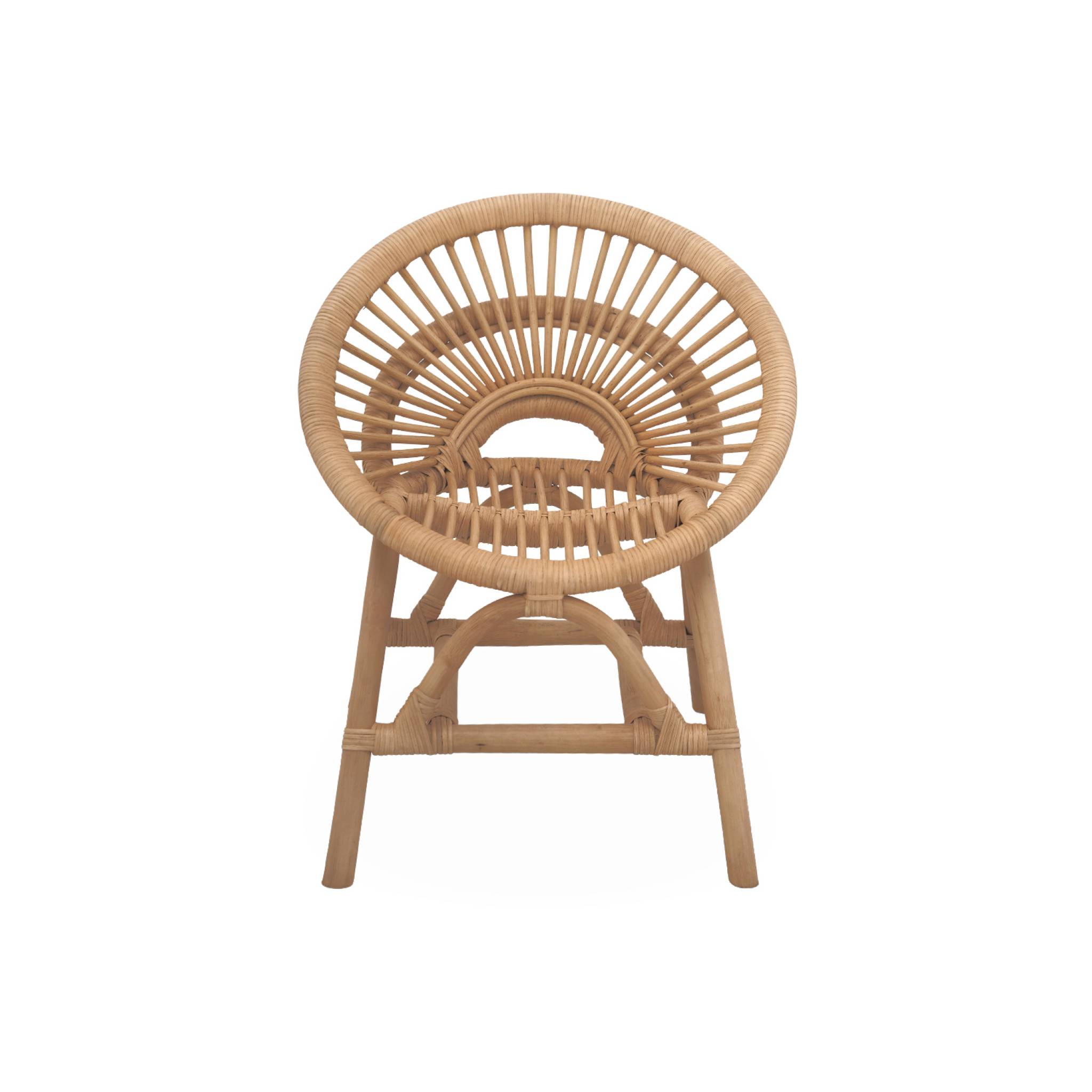 Chaise enfant en rotin maeva