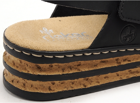 Rieker nu pieds talons femme 62950 noir