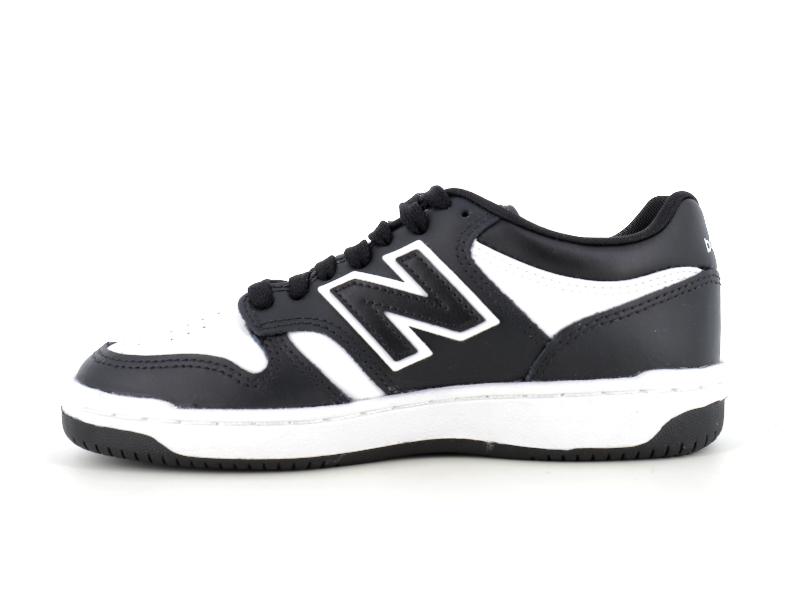 New balance a-BB480LBA Matières combinées Blanc Noir
