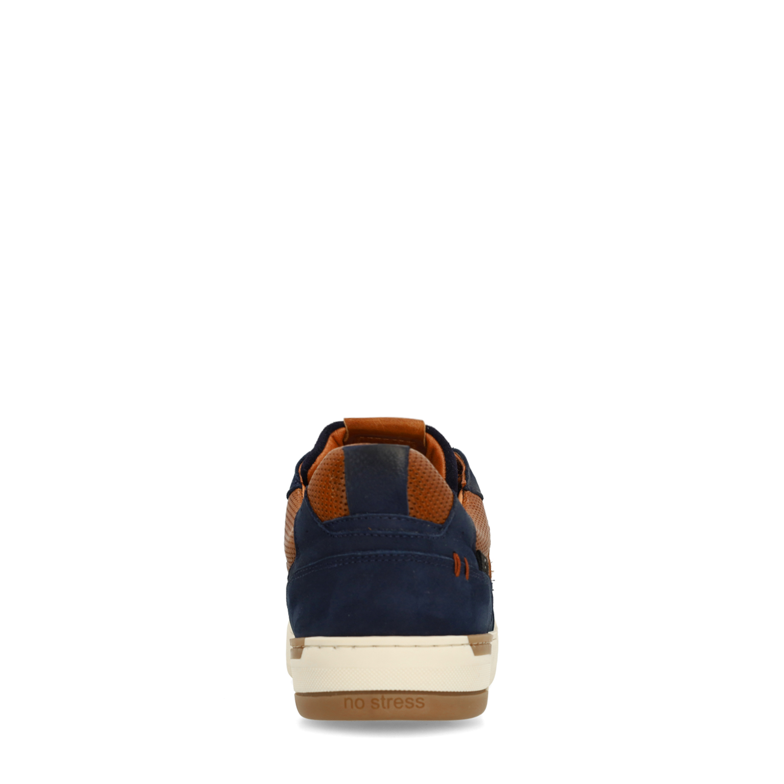 Donkerblauwe nubuck sneakers