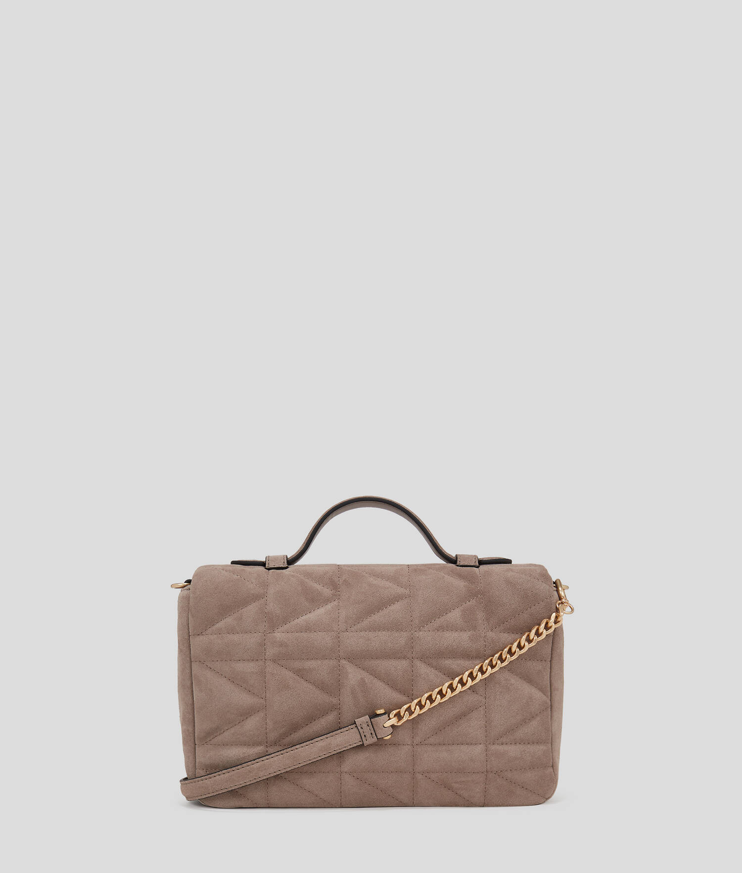 SAC BANDOULIÈRE AVEC ANSE SUPÉRIEURE EN NUBUCK K/KUILT