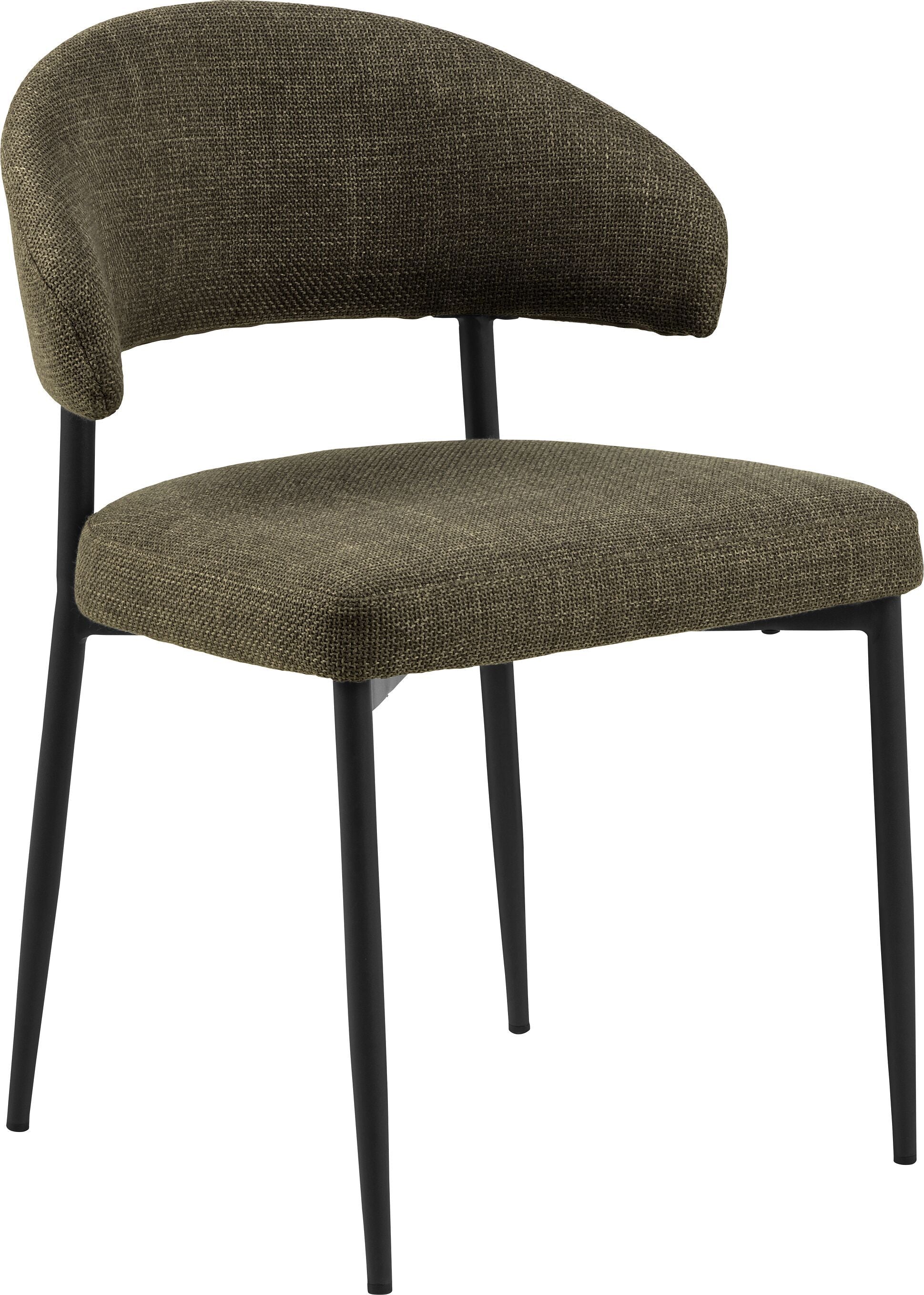 LAIRA Stuhl - Grün / B: 56.0 cm x T: 55.0 cm x H: 77.0 cm