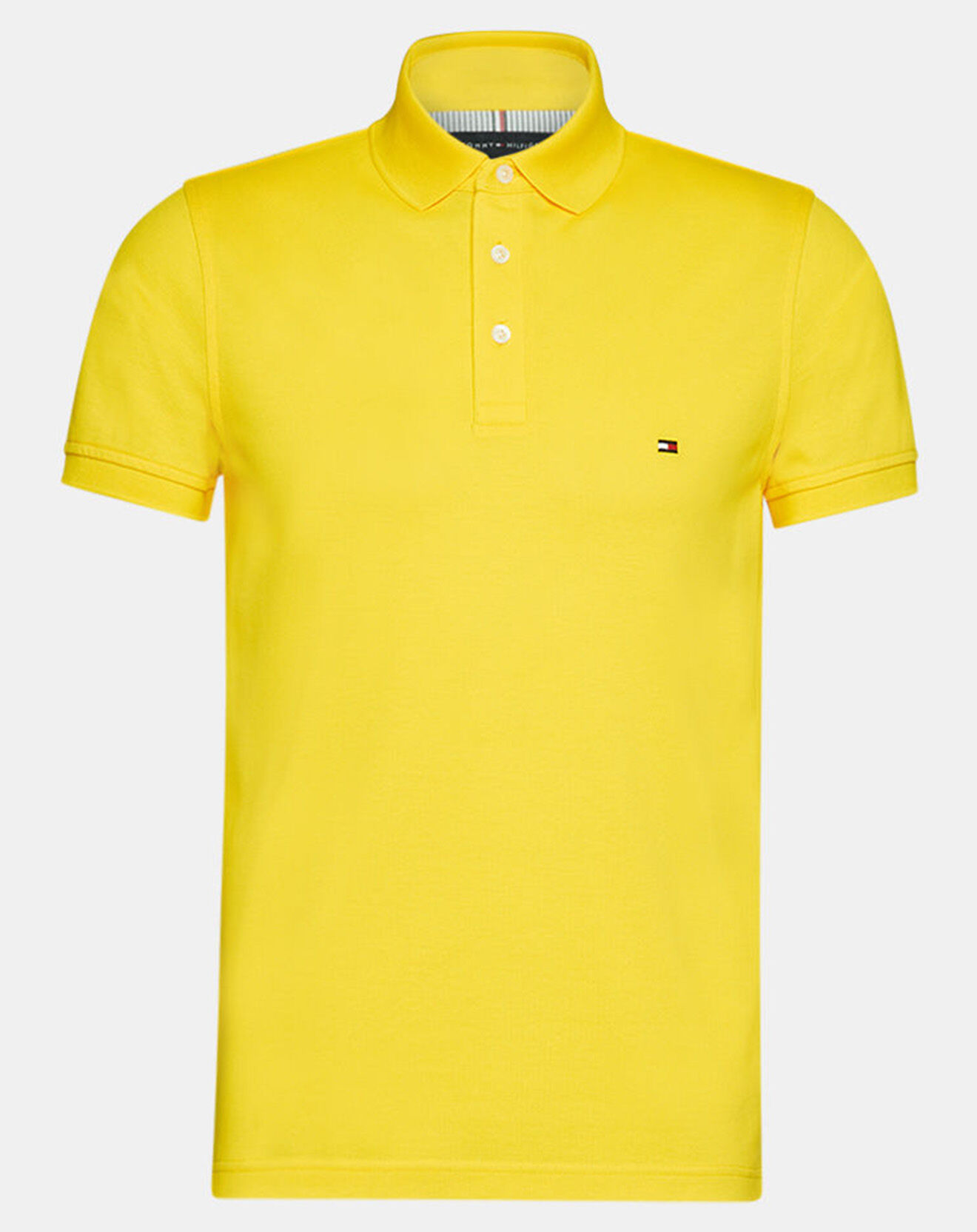 Tommy Hilfiger Polo  Slim 1985 jaune fluo