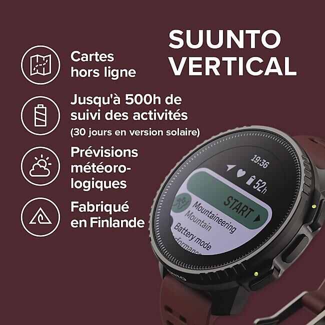 SUUNTO - MONTRE GPS SUUNTO VERTICAL