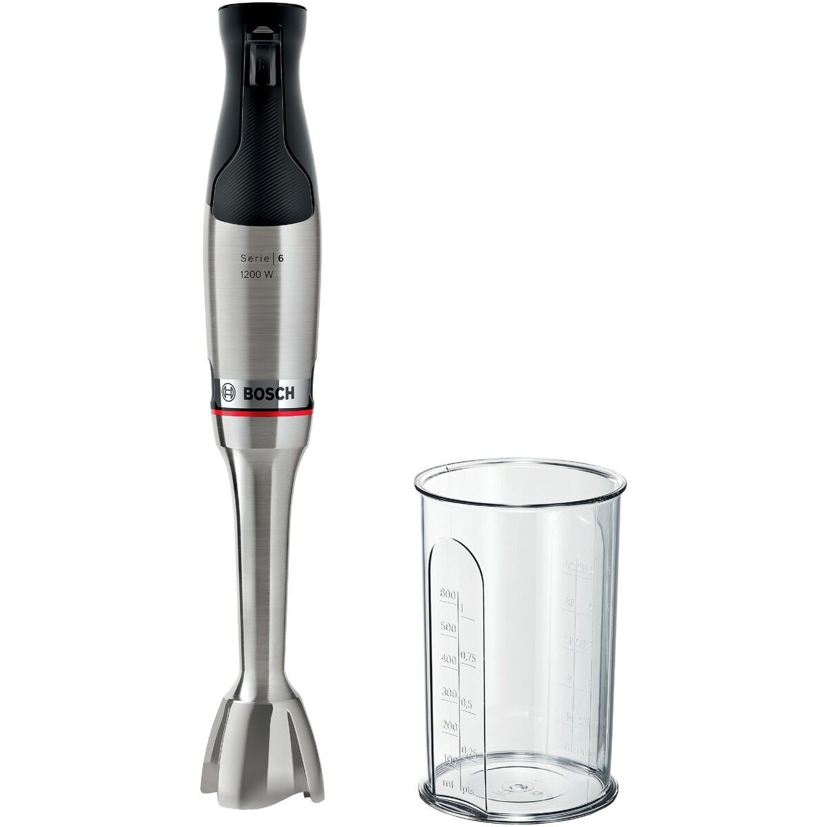 Serie 6 ErgoMaster MSM6M810 stavmikser 1200 watt, rustfritt stål