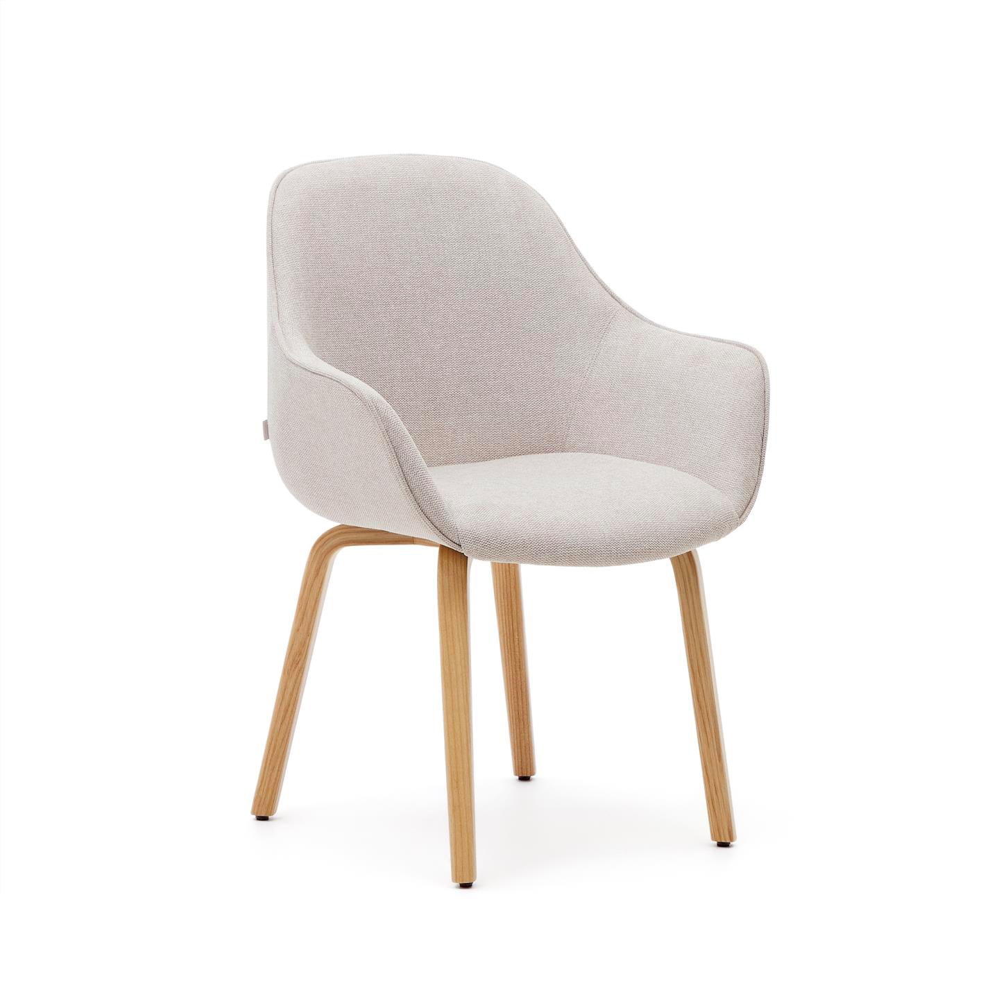 Kave Home ALELI Esche massiv/beige