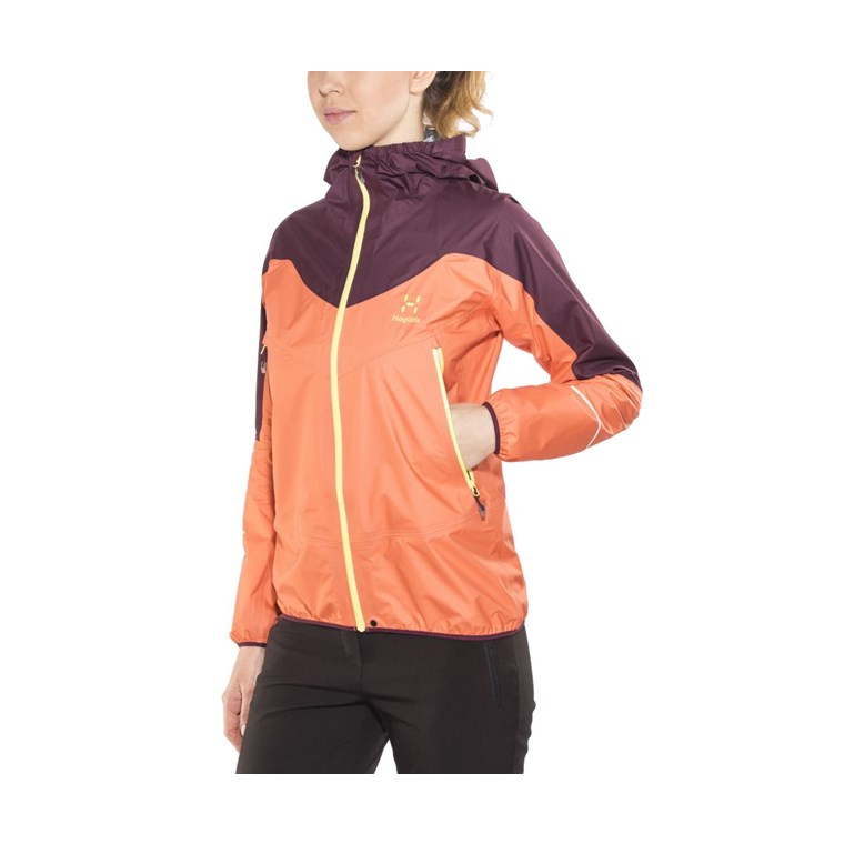 Haglöfs L.I.M Comp Jacket Women Coral Pink/Aubergine