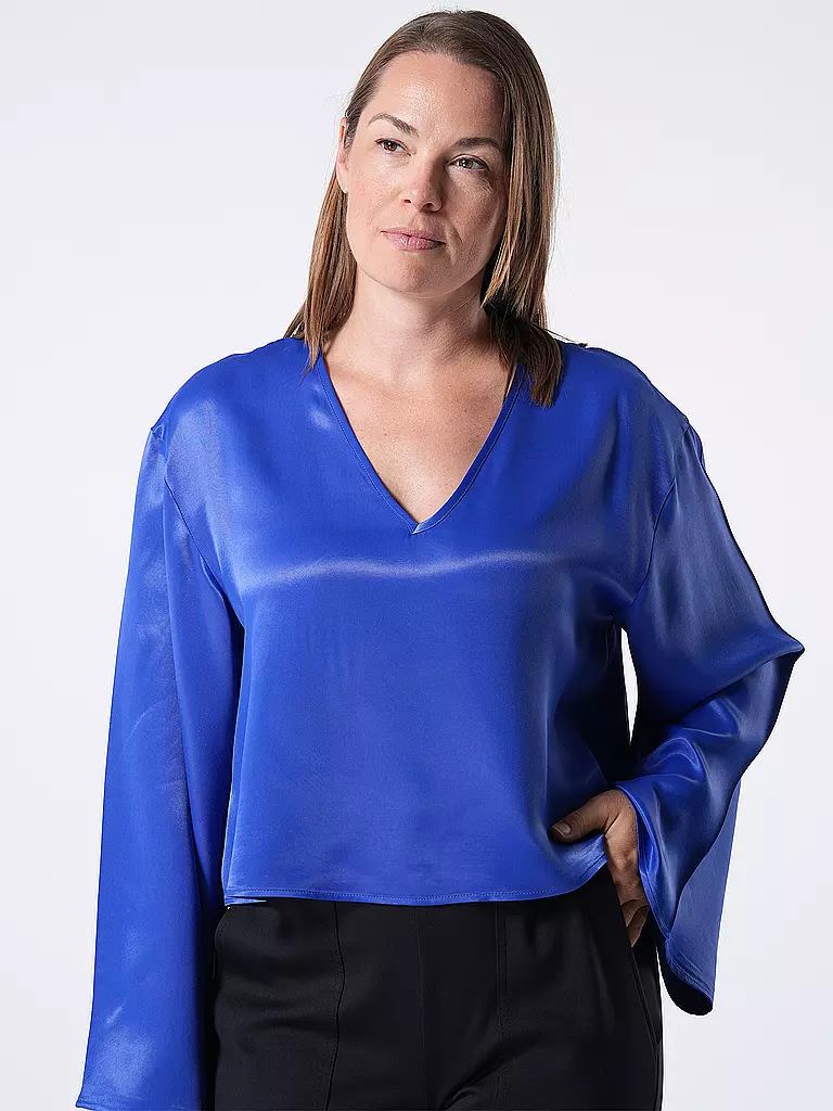 AMERICAN VINTAGE Blusenshirt UNYL blau