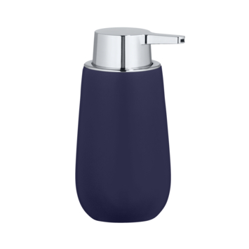Wenko keramische zeepdispenser Badi donkerblauw