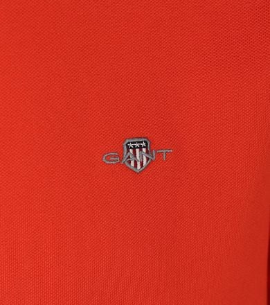 Gant Shield Piqué Poloshirt Rood 2210-828 kopen