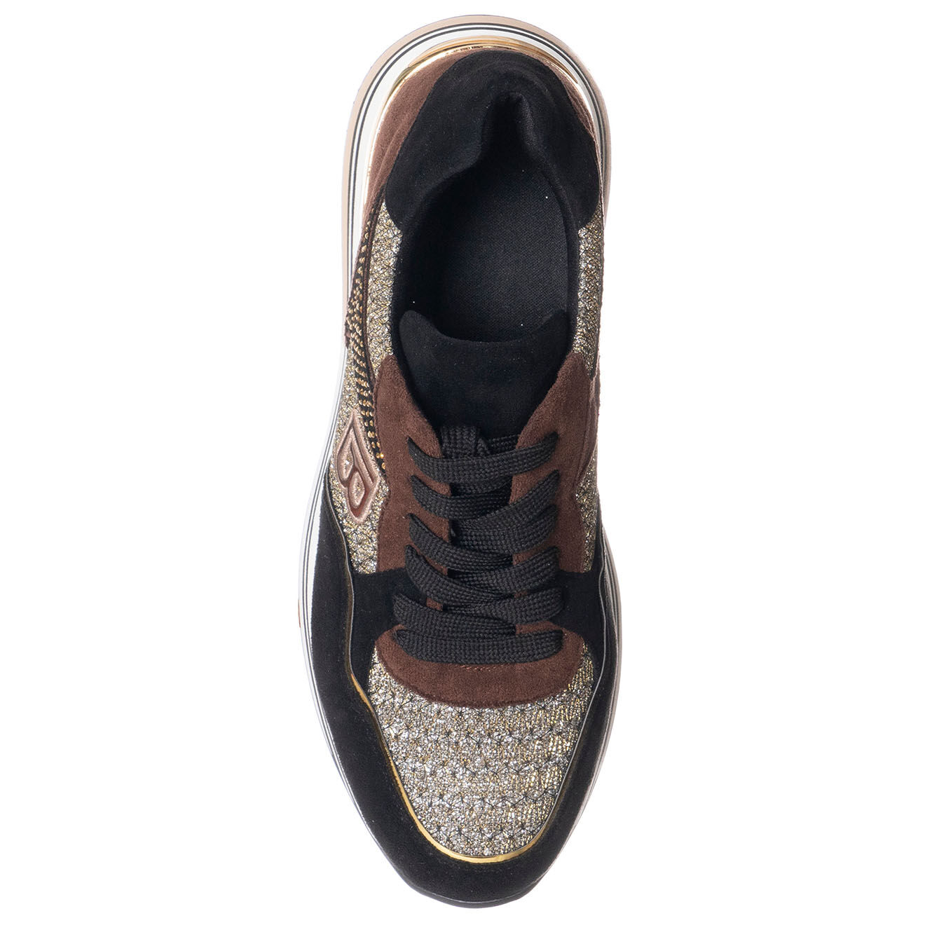 Laura Biagiotti Sneakers Micro noir/marron