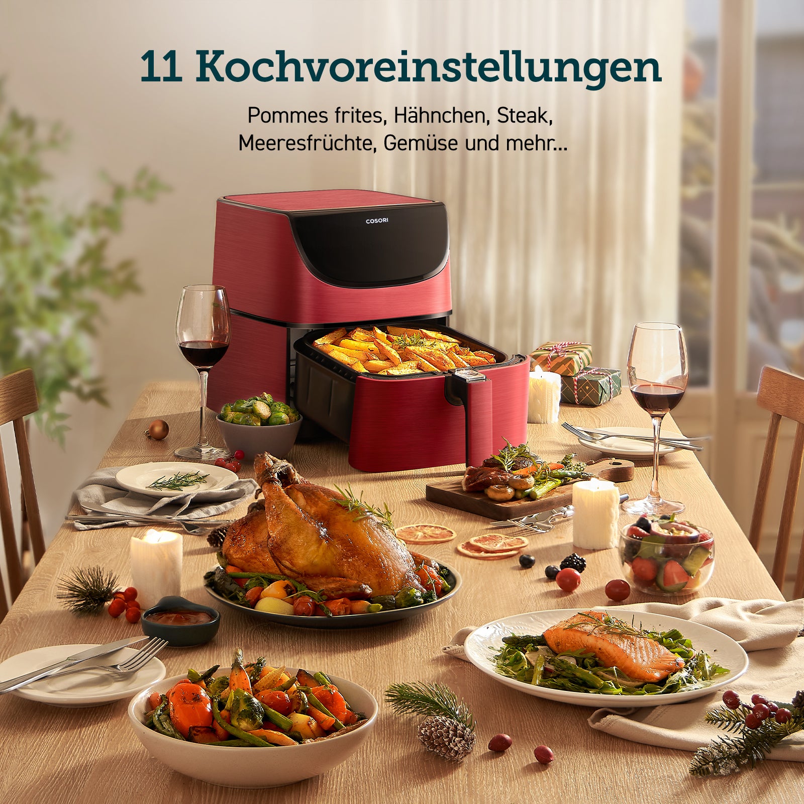 COSORI 5,5-Liter Heißluftfritteuse