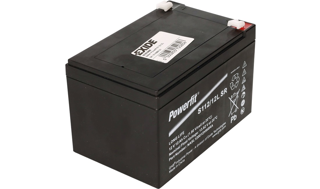 Batteri Exide Powerfit S112/12L SR 151X98X101