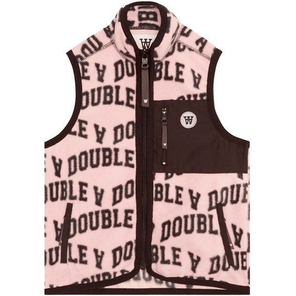 Køb Wood Wood Pale Pink Ivy Aop Jed Ivy Fleece Vest