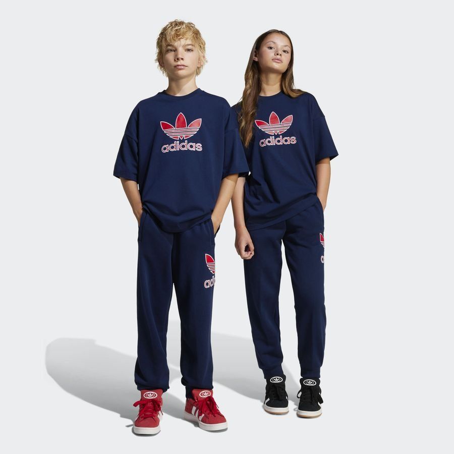 Adidas Original Pantalon de survêtement oversize grand logo Execution Enfants