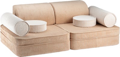 Wigiwama Play Byggbar Sofa 272x156 cm, Brown Sugar