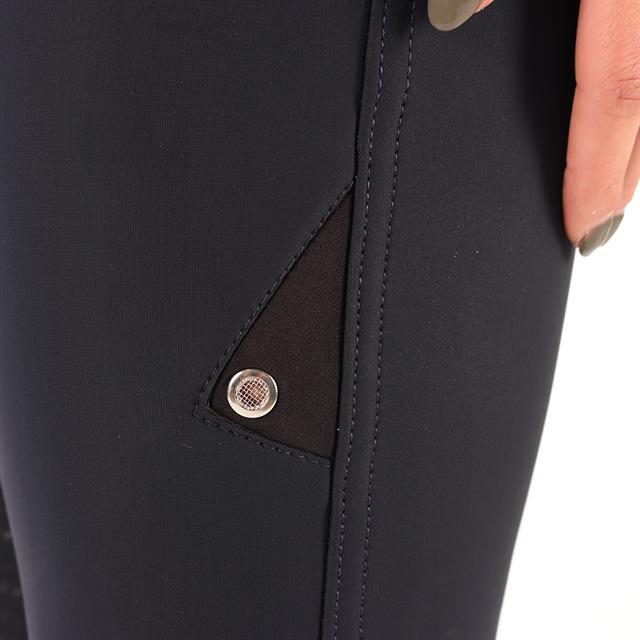 Paardrijbroek QUUR QCardie Softshell Full Grip Donkerblauw