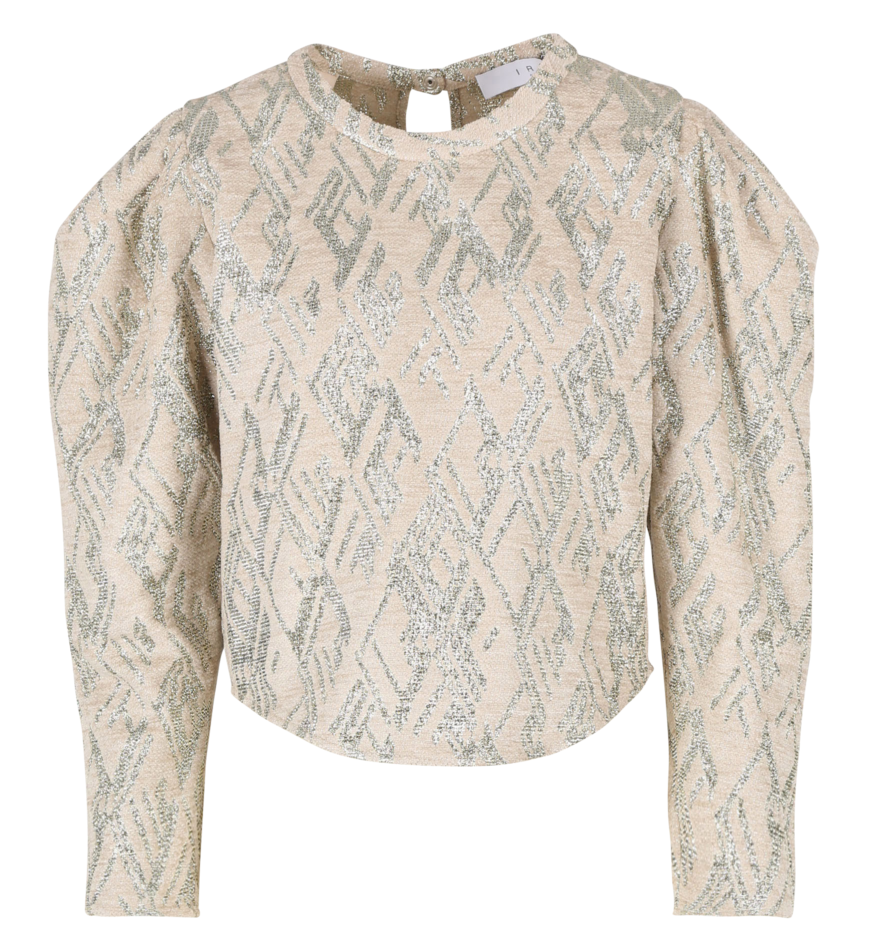 YEPA - Top col rond imprimé | Gris
