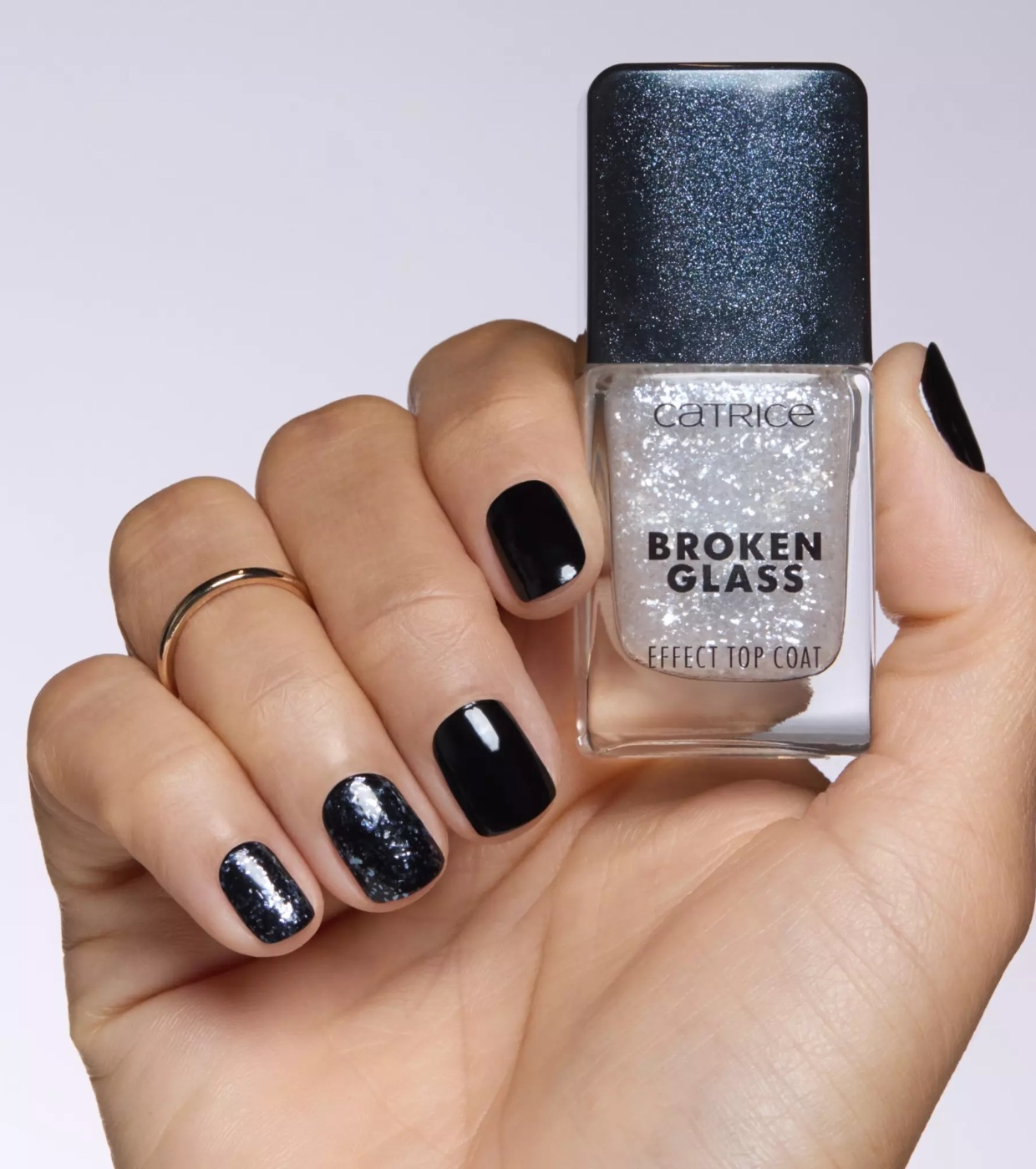 Catrice - Efeito de top coat Broken Glass - 050: Sparkling Reflection
