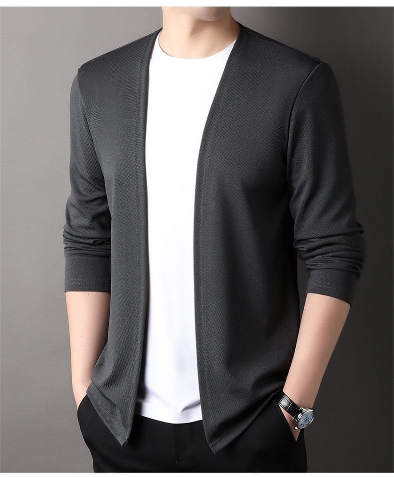 Ninine - Open Voorkant Effen Cardigan