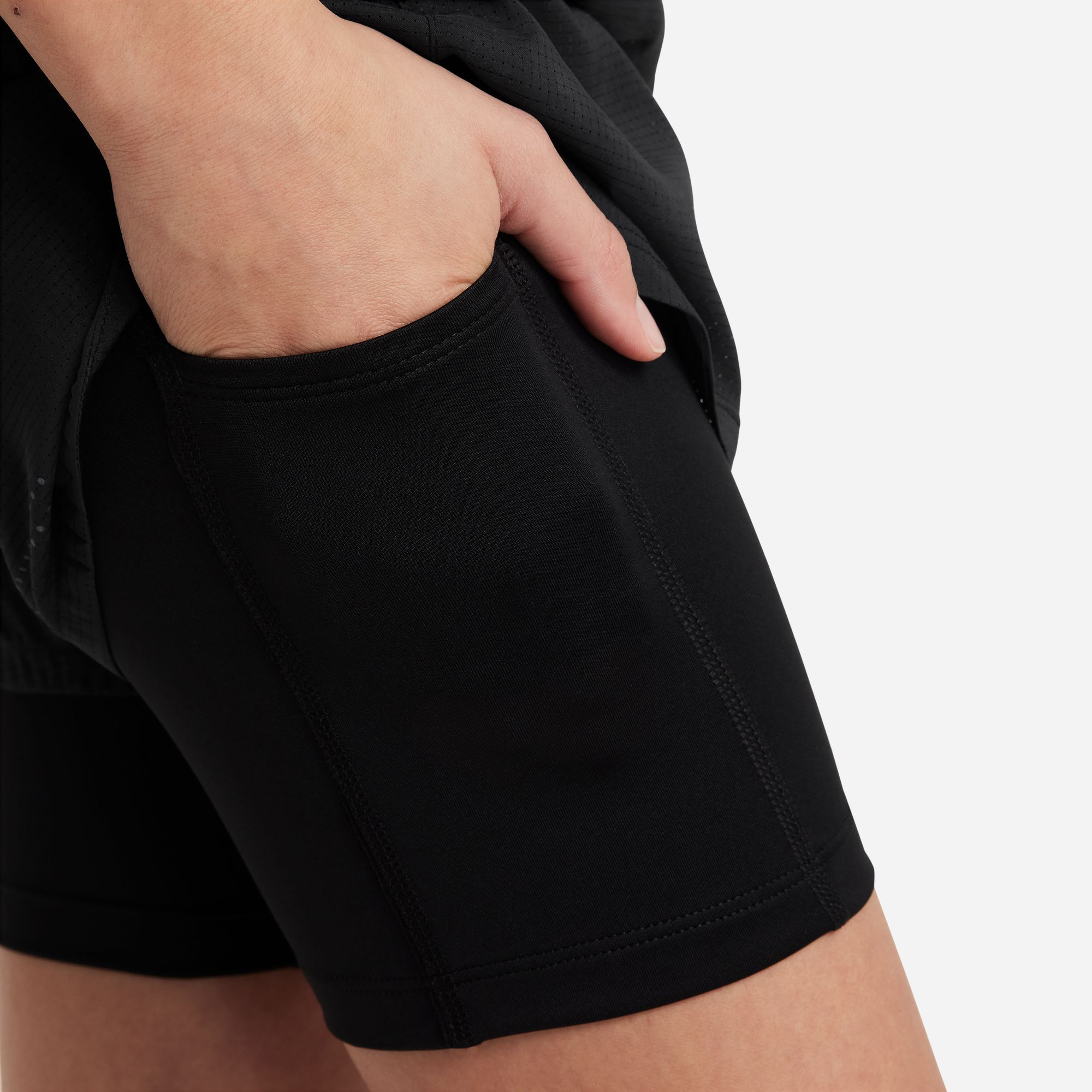 Dri-FIT ADV Shorts Jente 010/Black/Black/Black