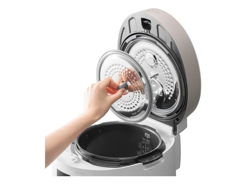 Cuckoo CRP-ST1009F, Champagne, Hvid, 1,8 L, LCD, Knapper, Dreje, Berøring, 1150 W, 220 - 240 V