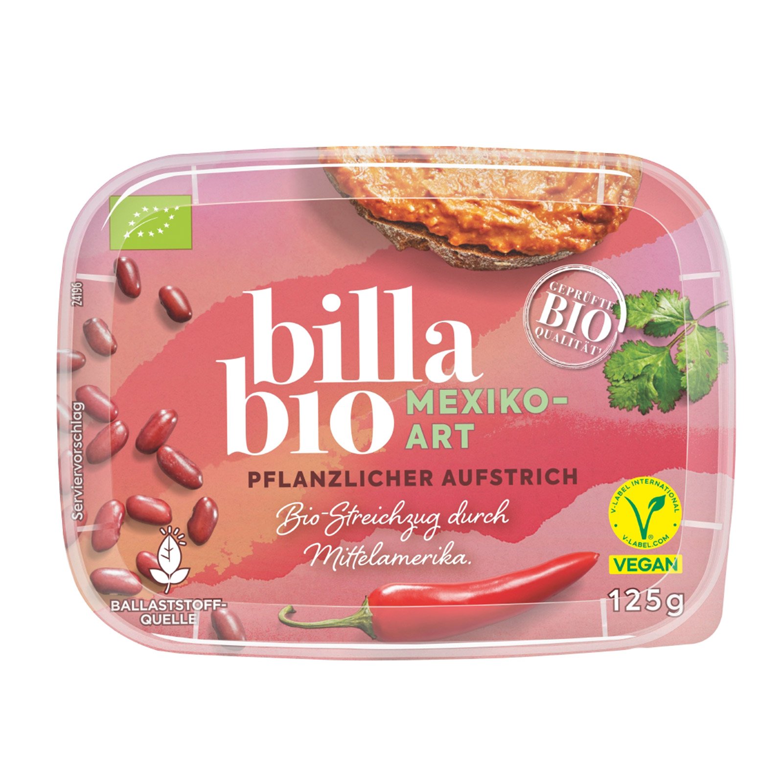 BILLA Bio Aufstrich Mexico Art