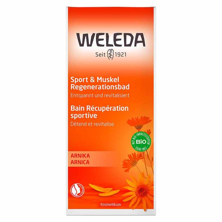 Weleda Sport und Muskel Regenerationsbad Arnika, 200 ml