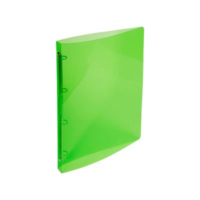 Exacompta Crystal - Classeur souple à anneaux - Dos 20 mm - A4 - pour 100 feuilles - disponible dans différentes couleurs