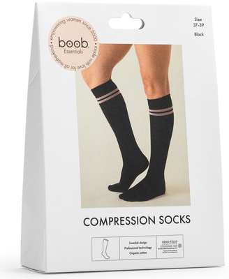 Boob Essentials Støttesokker, Svart