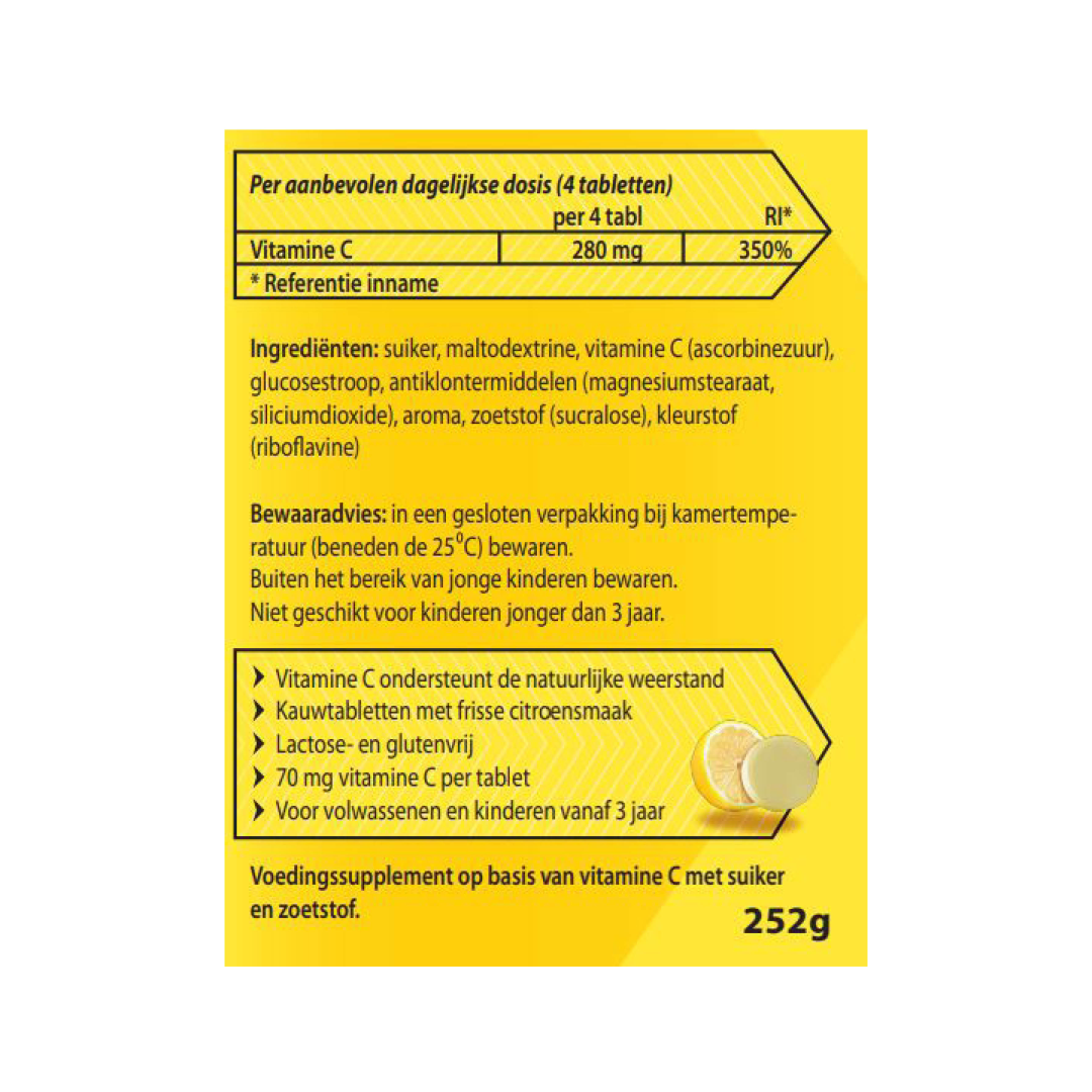 Roter Vitamine C 70 mg kauwtablet (800 kauwtabletten)