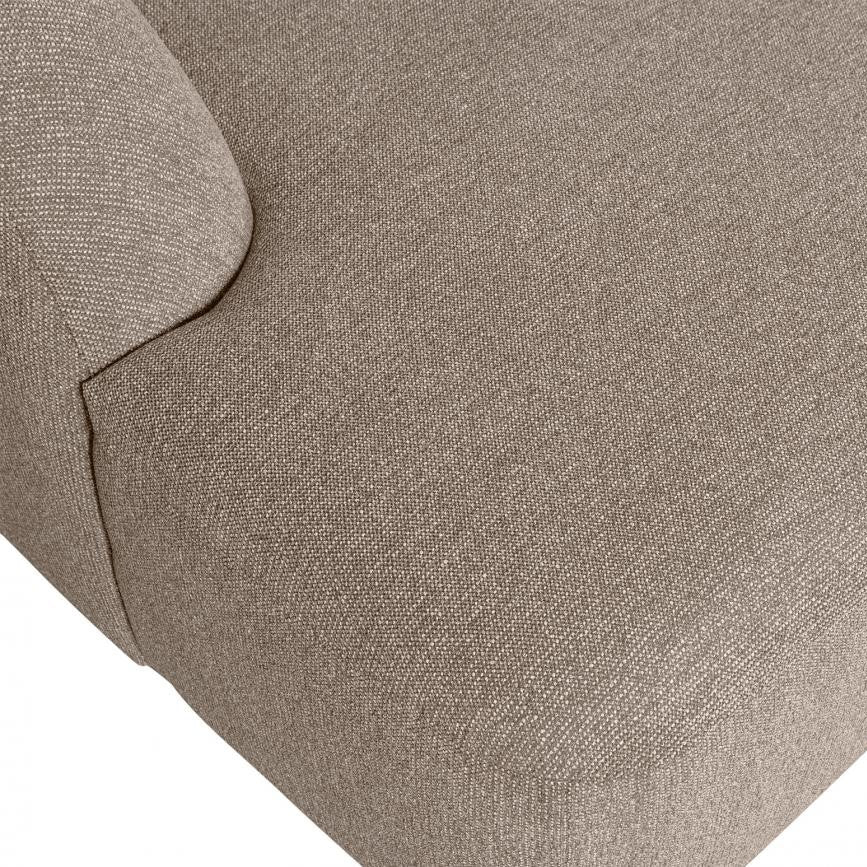 WOOOD Sloping U-bank â Chenille - Naturel Melange