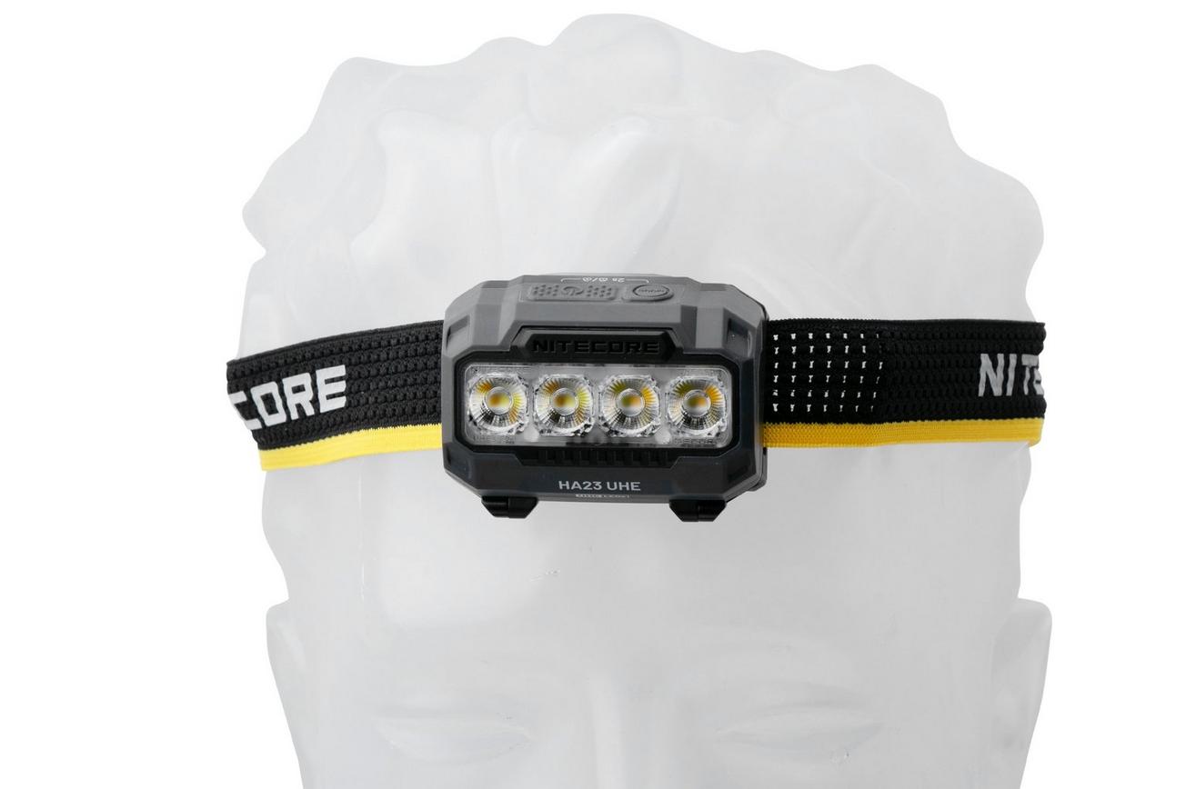 Nitecore HA23 UHE LED Black, oplaadbare hoofdlamp, 600 lumen