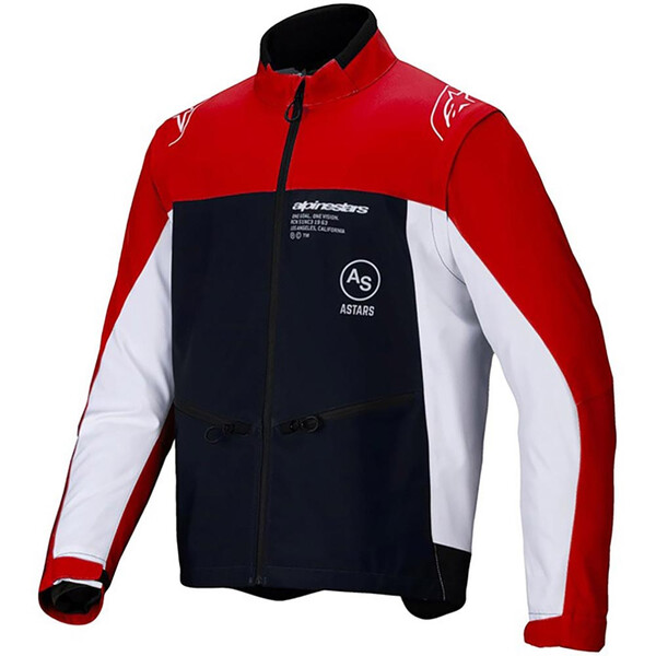 Alpinestars - Veste Lite-Dura Softshell Noir / Rouge / Blanc