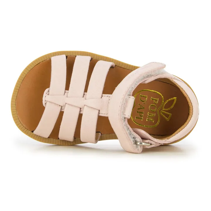 Pom d'Api Sandales Poppy Strap | Rose poudré