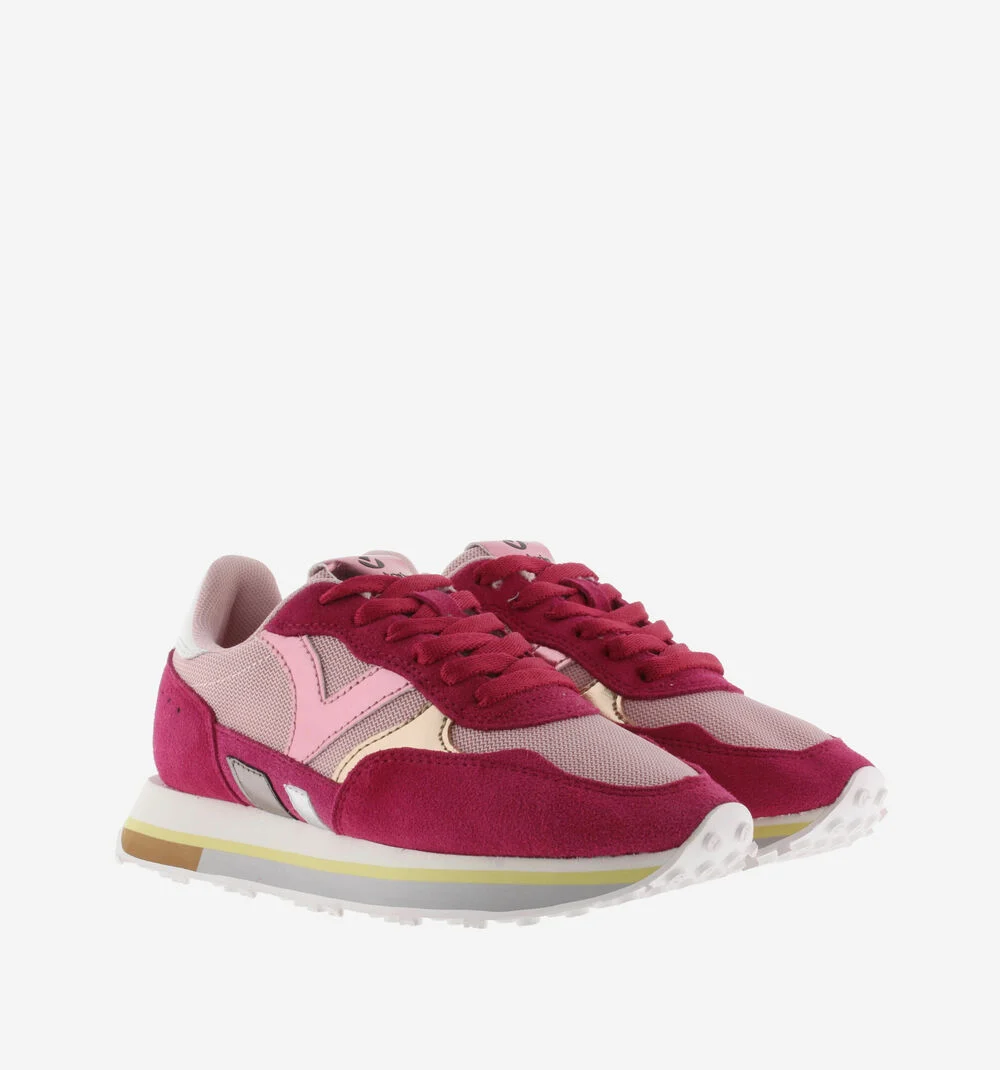 NOVA MESH & CUIR FENDUFUCSIA