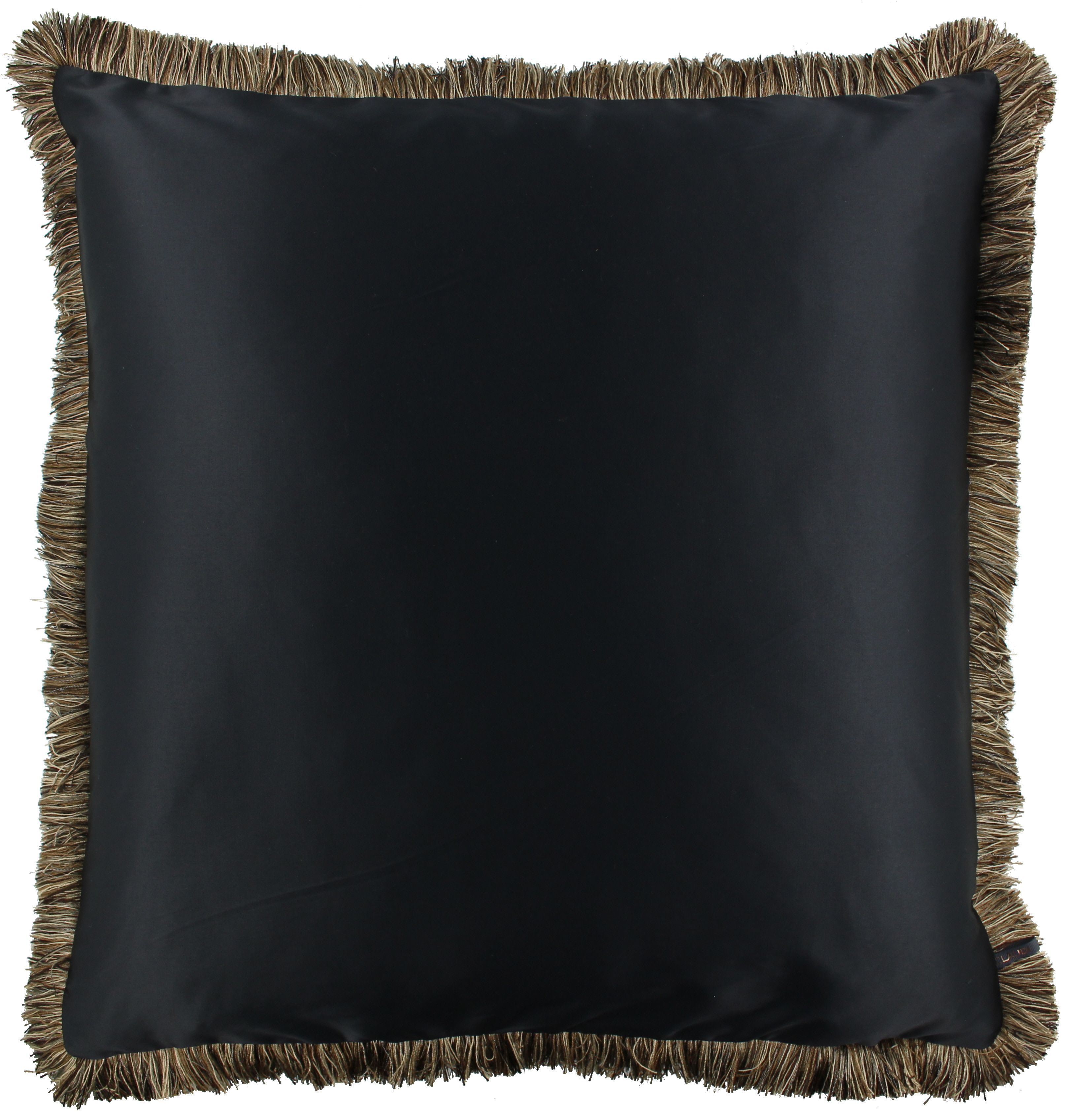 Sierkussen Black + Fringe Bronze Dafne  | Claudi