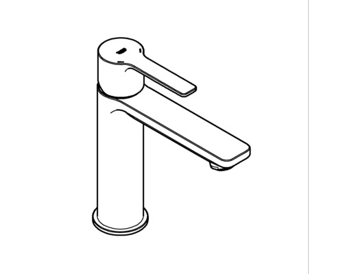 GROHE LINEARE wastafelmengkraan, chroom 23106001