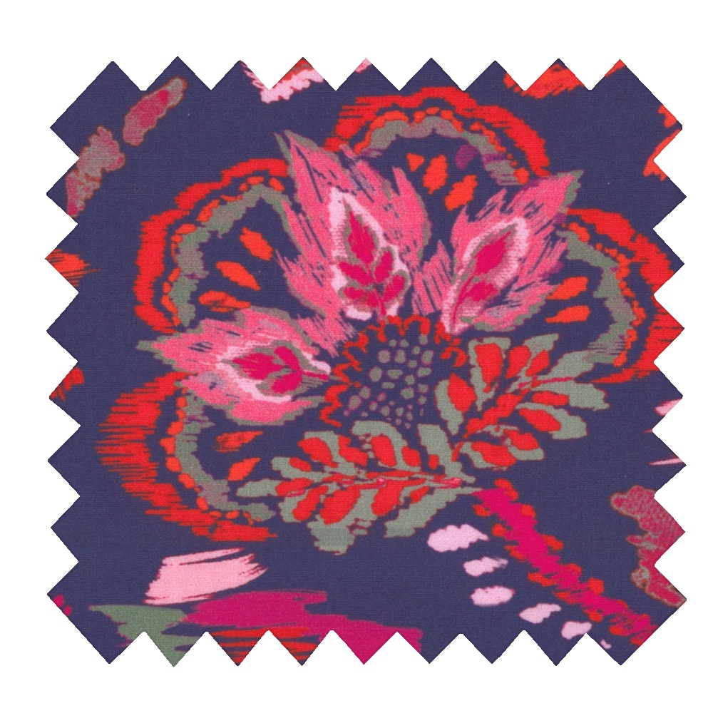 Tissu Coton Au Mètre Purple D'amour