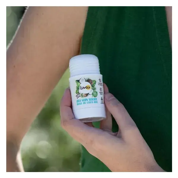 Lovea - Desodorante Sólido - Óleo de Coco Orgânico - 24 horas de eficácia 50g