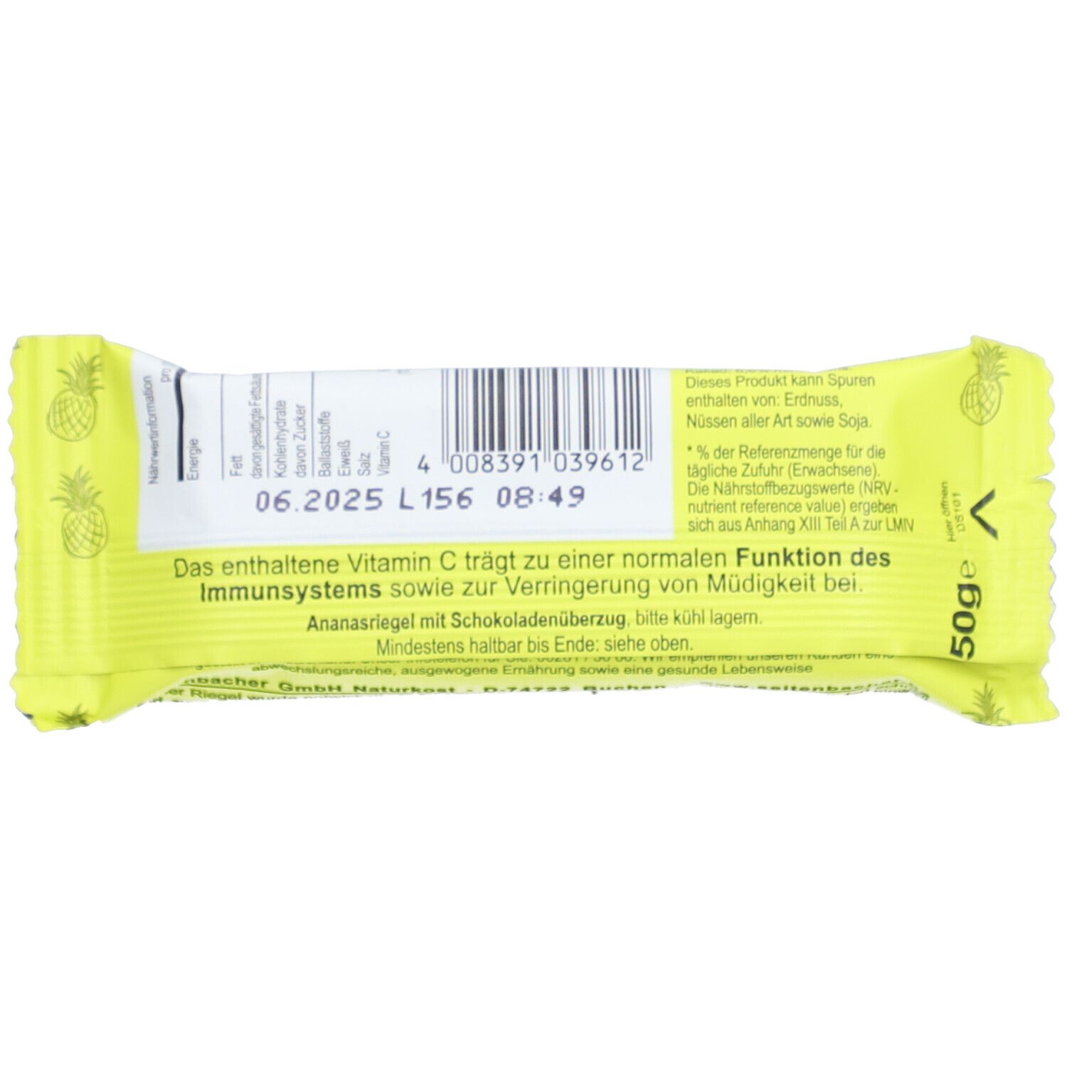Seitenbacher® Ananas-Riegel