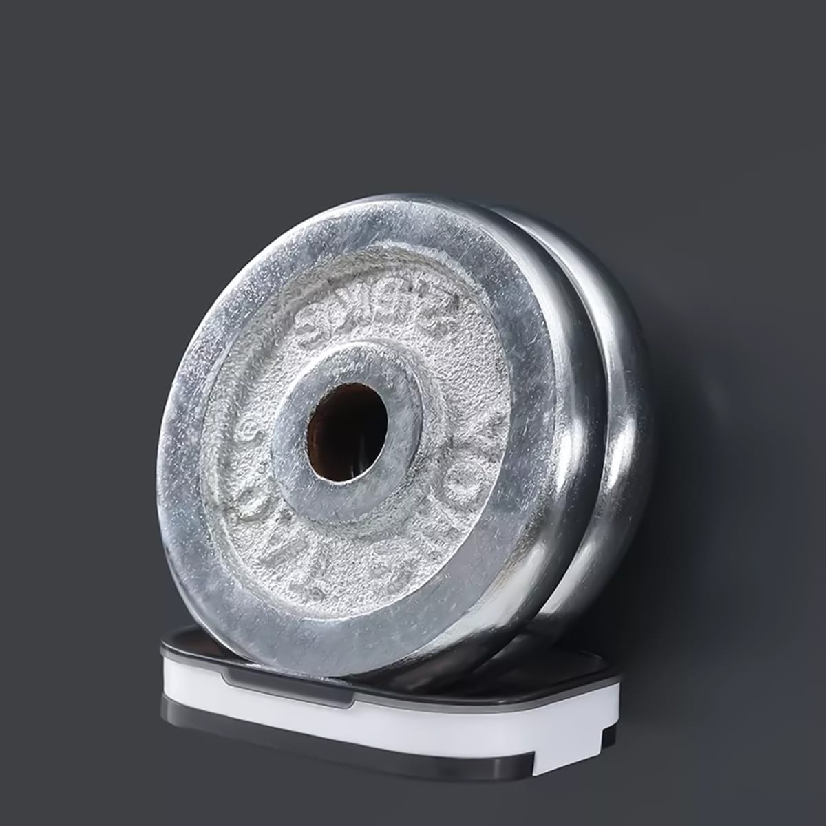 Såpekopp 13x9x2 cm såpeholder uten boring (grå)