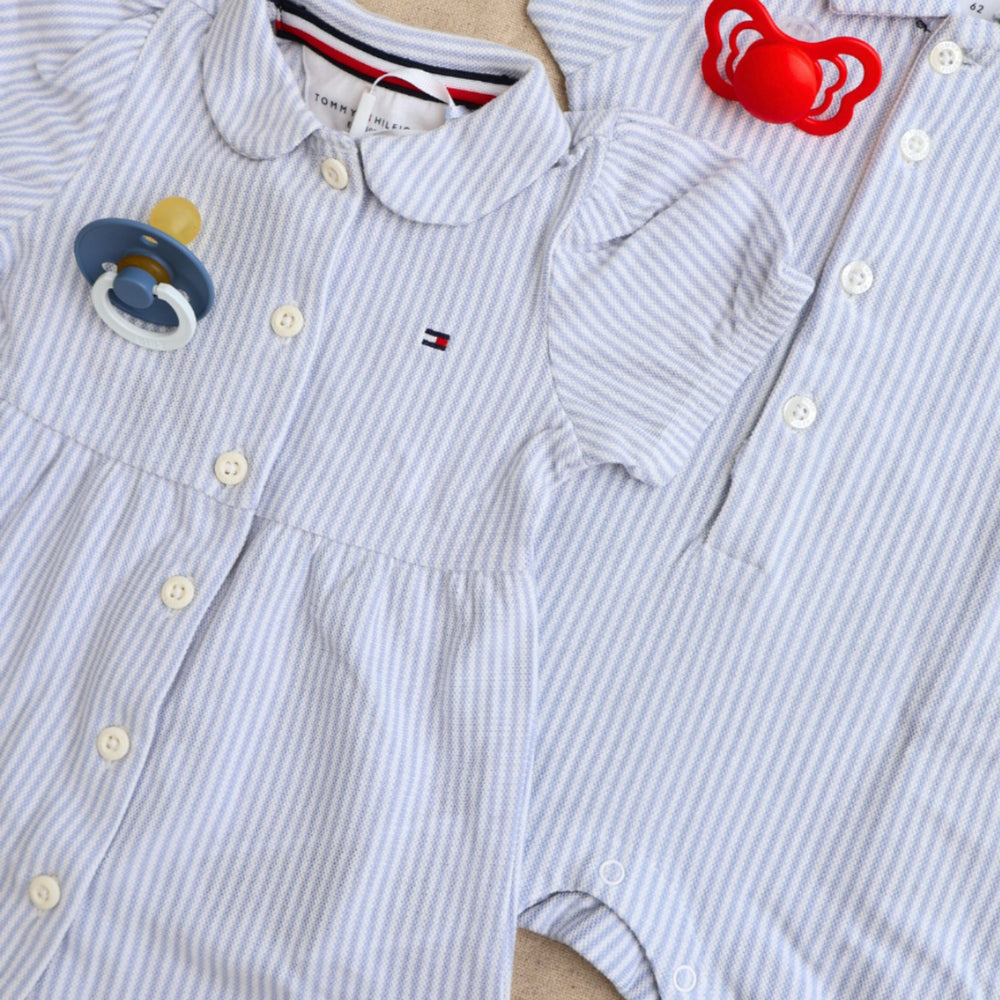 Køb Tommy Hilfiger Breezy Blue Stripe Ithica Stripe Kjole SS