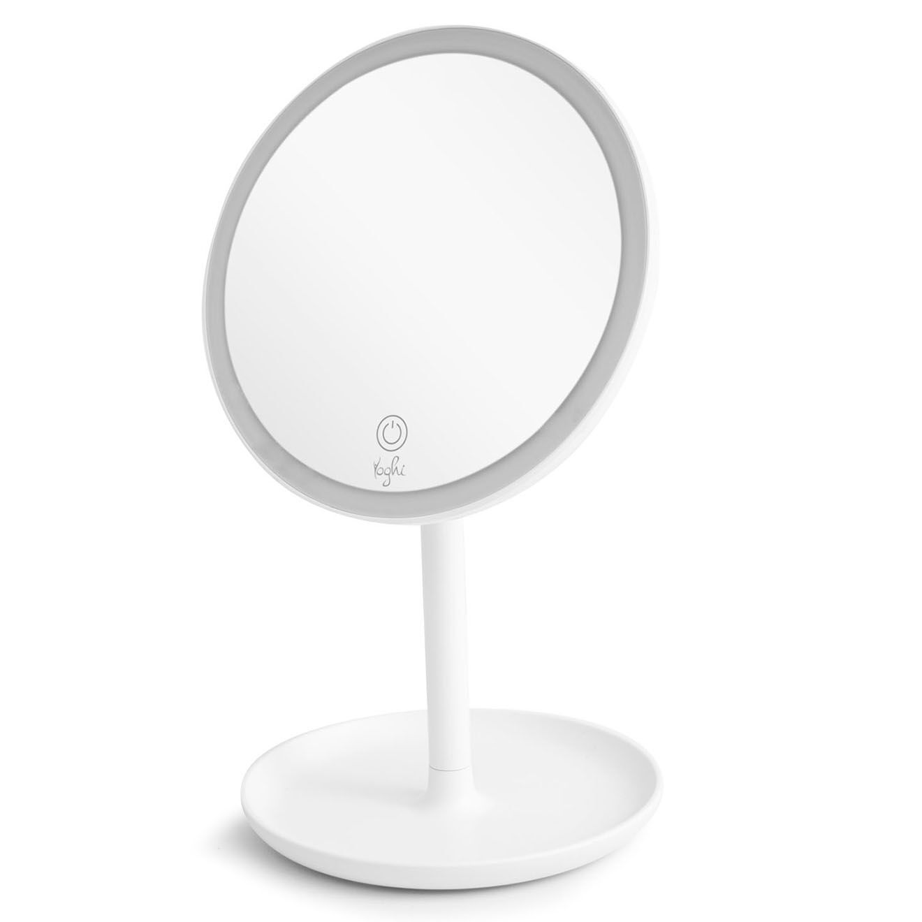 Yoghi Miroir avec LED blanc - D.20 cm