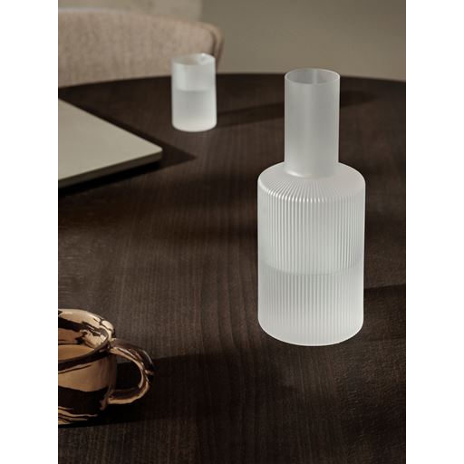 ferm LIVING Ripple Karaffel, Frosted, 1 L