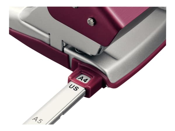 Leitz NeXXt 5006 - Hullstanser - 30 ark / 3 mm - plast, metall - granatrød