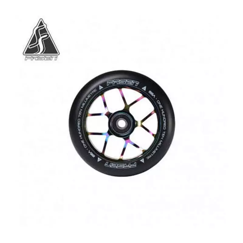 Roue trottinette freestyle FASEN jet 110 mm oil slick