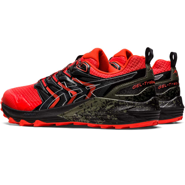 Chaussure trail ASICS GEL TRABUCO TERRA CHERRY TOMATO/PURE SILVER