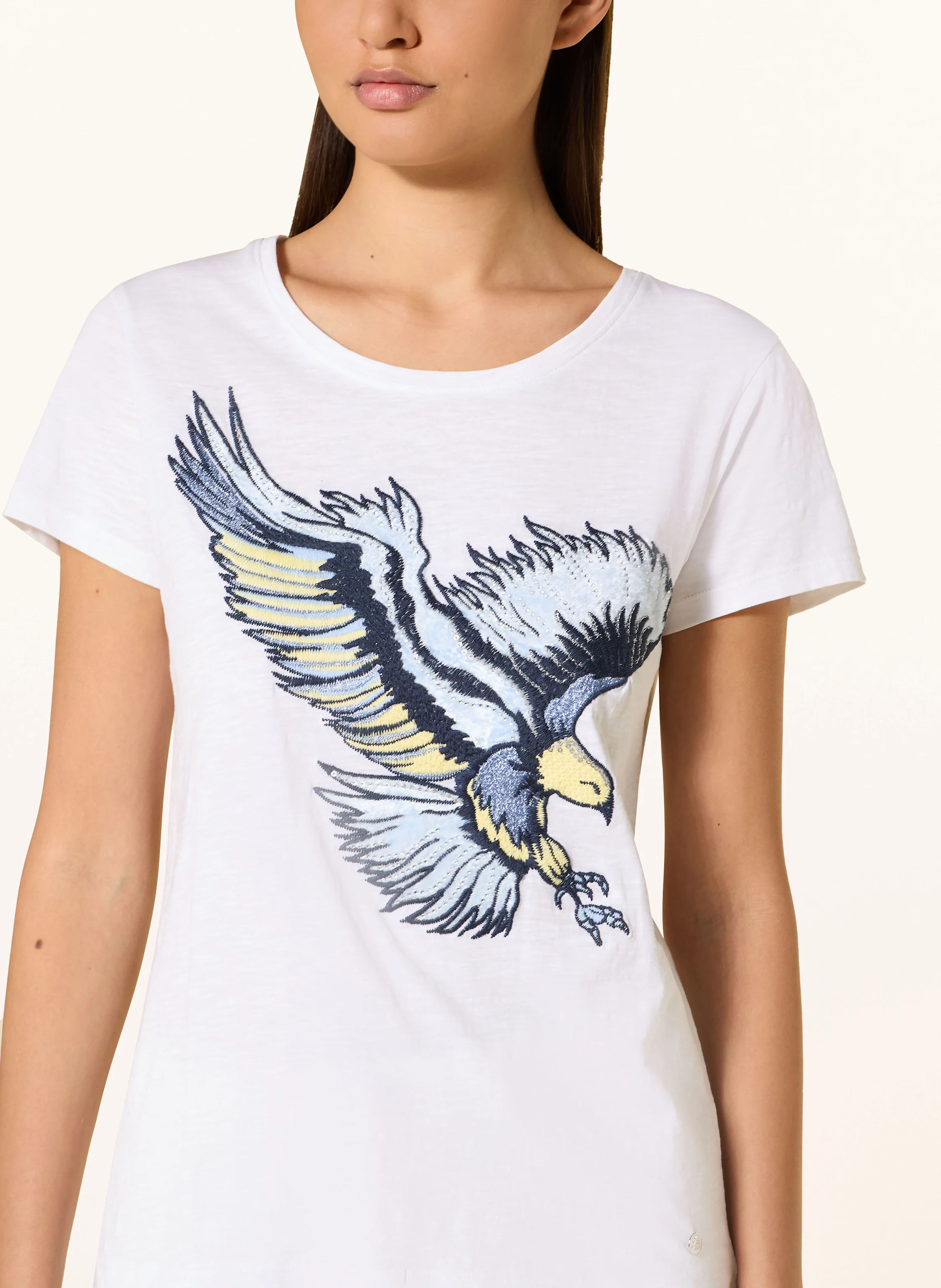 MOS MOSH T-Shirt MMREM mit Pailletten und Schmucksteinen