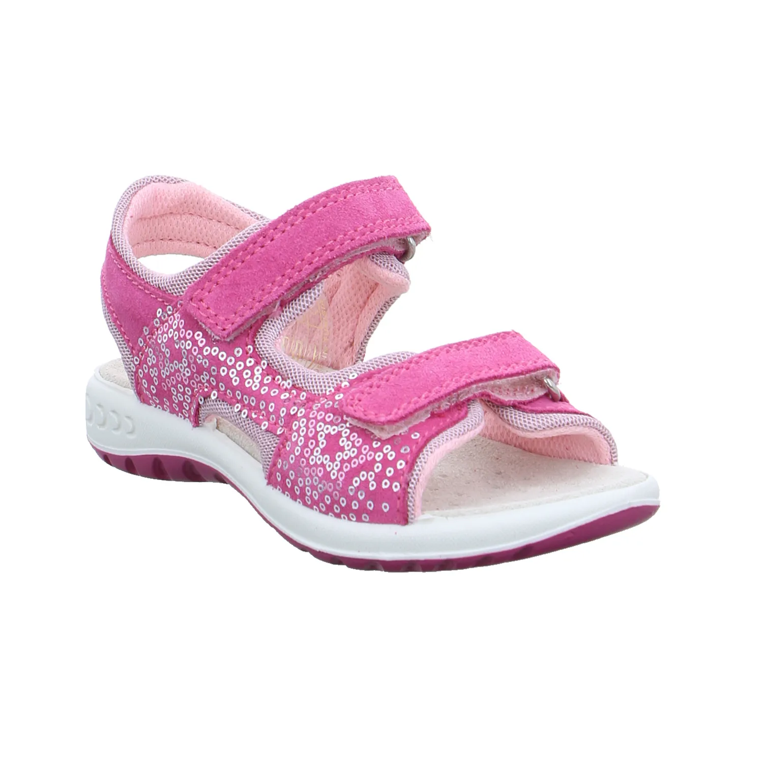 SCHUHENGEL Kleinkinder-Sandale Pink Leder  Sommerschuh